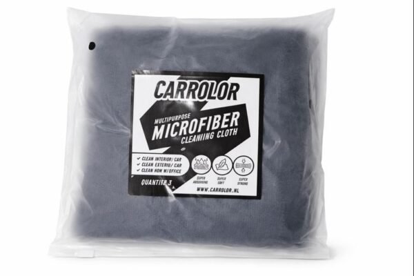 Carrolor Microvezel Doekjes voor Auto – Set van 3 voor Interieur en Exterieur Schoonmaak