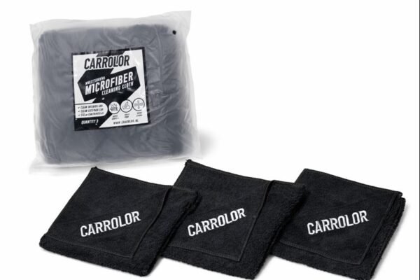 Carrolor Microvezel Doekjes voor Auto – Set van 3 voor Interieur en Exterieur Schoonmaak